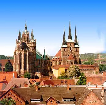 Viaggio in Germania, nella città di Erfurt.