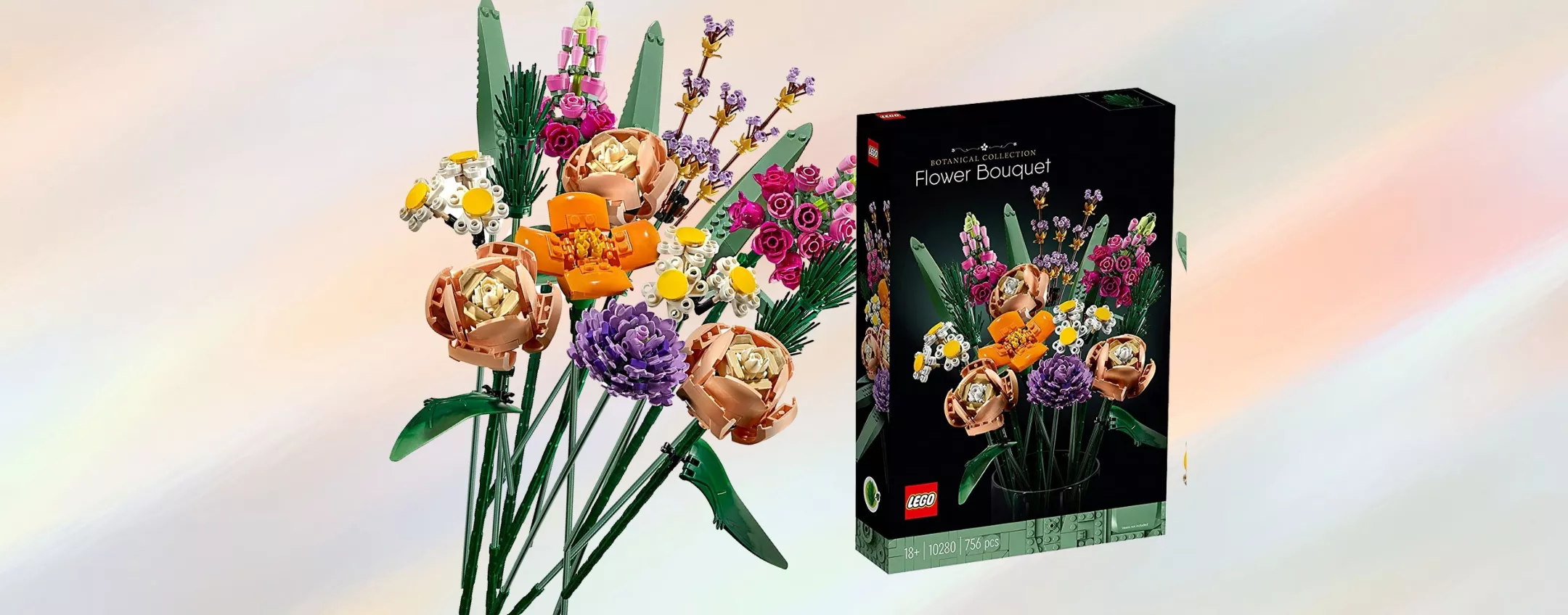 Un bouquet di fiori ETERNO che costruisci tu: LEGO da amare