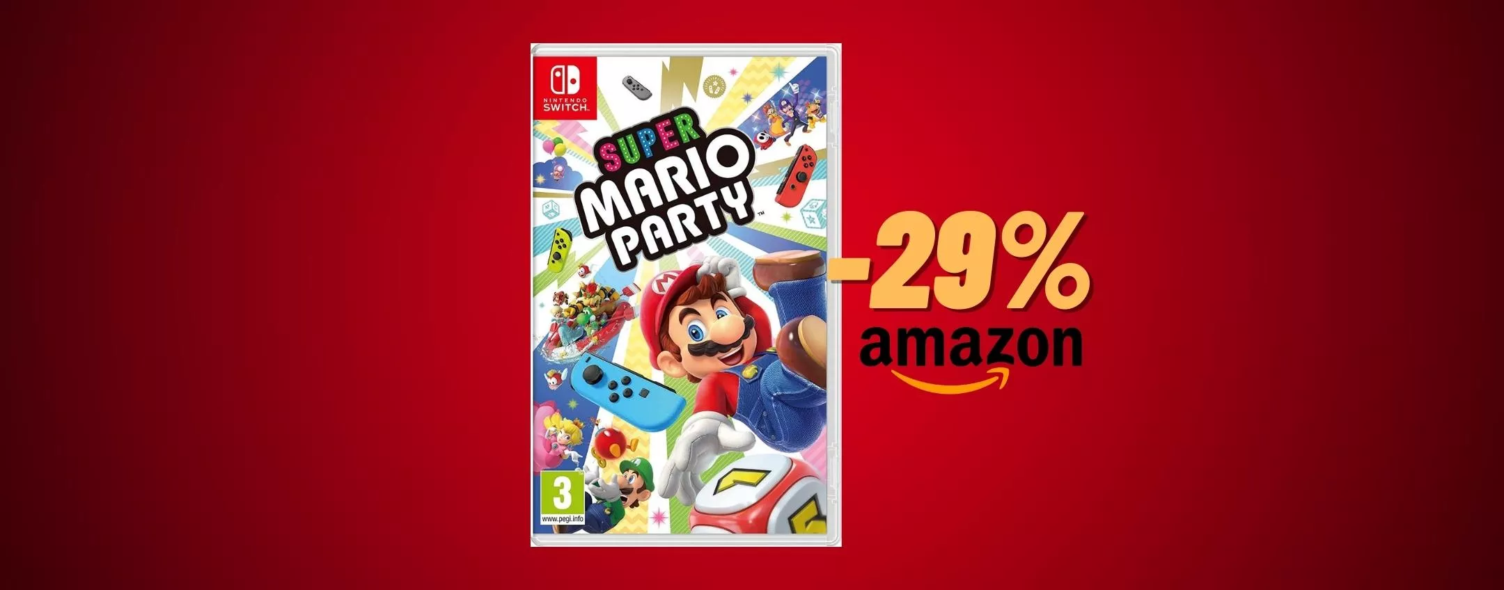 Super Mario Party per un NATALE da paura: sconto del 29%