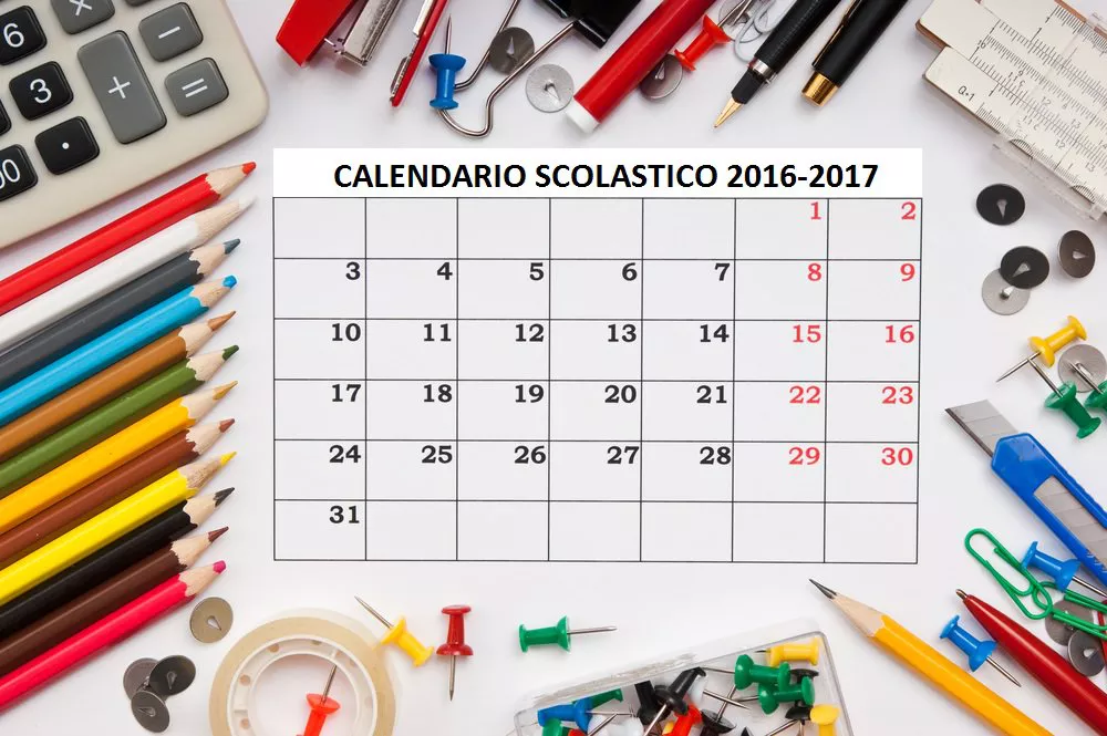 Calendario scolastico 2016-2017: fine scuola e vacanze
