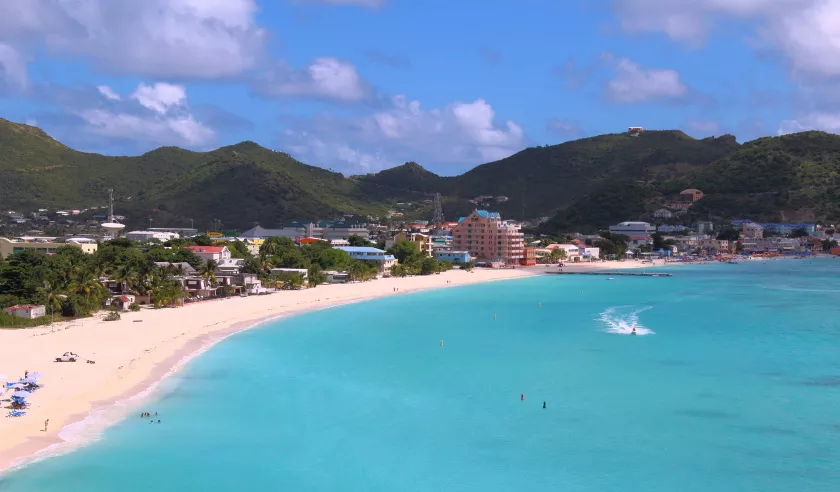 Le spiagge più belle, Philipsburg a Saint Martin (o St. Maarten)