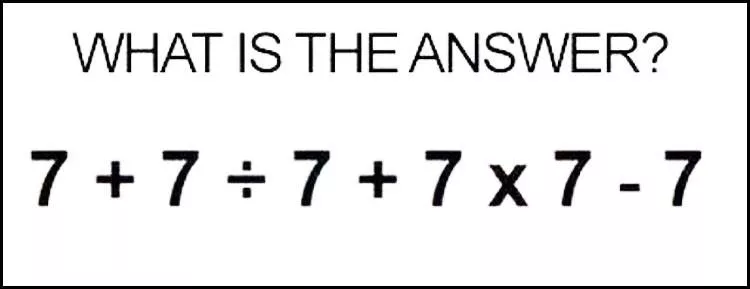 Un semplice problema di matematica che inganna molti