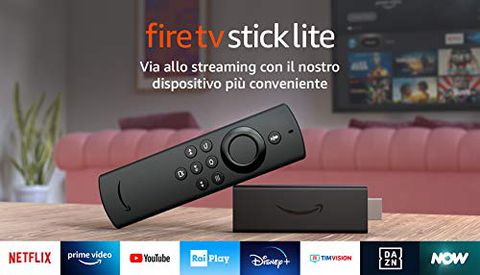 Fire TV Stick Lite con telecomando vocale Alexa