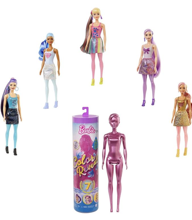 Barbie Color Reveal Serie Metallic