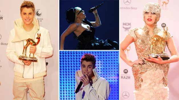 Lady GaGa e Bieber trionfano ai Bambi Awards
