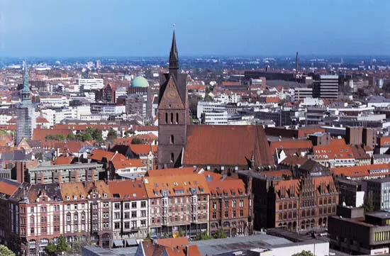 Viaggio in Germania, nella città di Hannover.